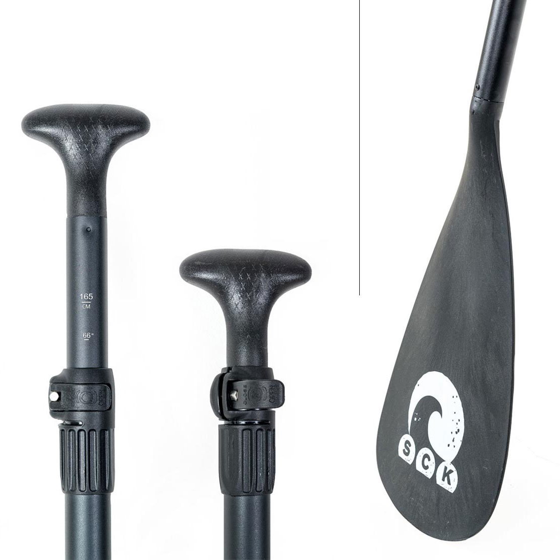 Paddle included in the inflatable SUP package