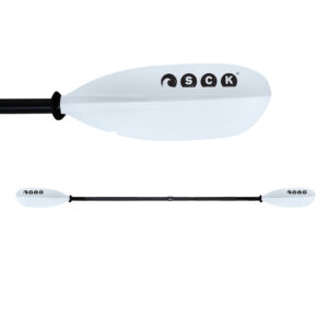 kayak paddle adjustable alum SCK white