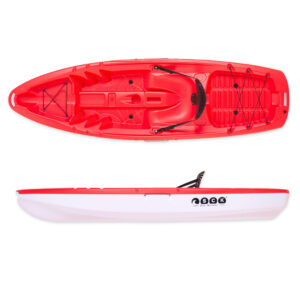 SCK Tipsy 254 single seat kayak with white color hull