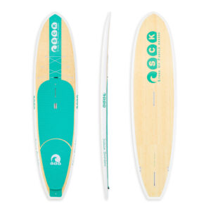 Paddle board hard shell SCK Silica 11'6" with bamboo veneer
