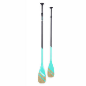 SCK SUP paddle full carbon construction with bamboo blade - Silica