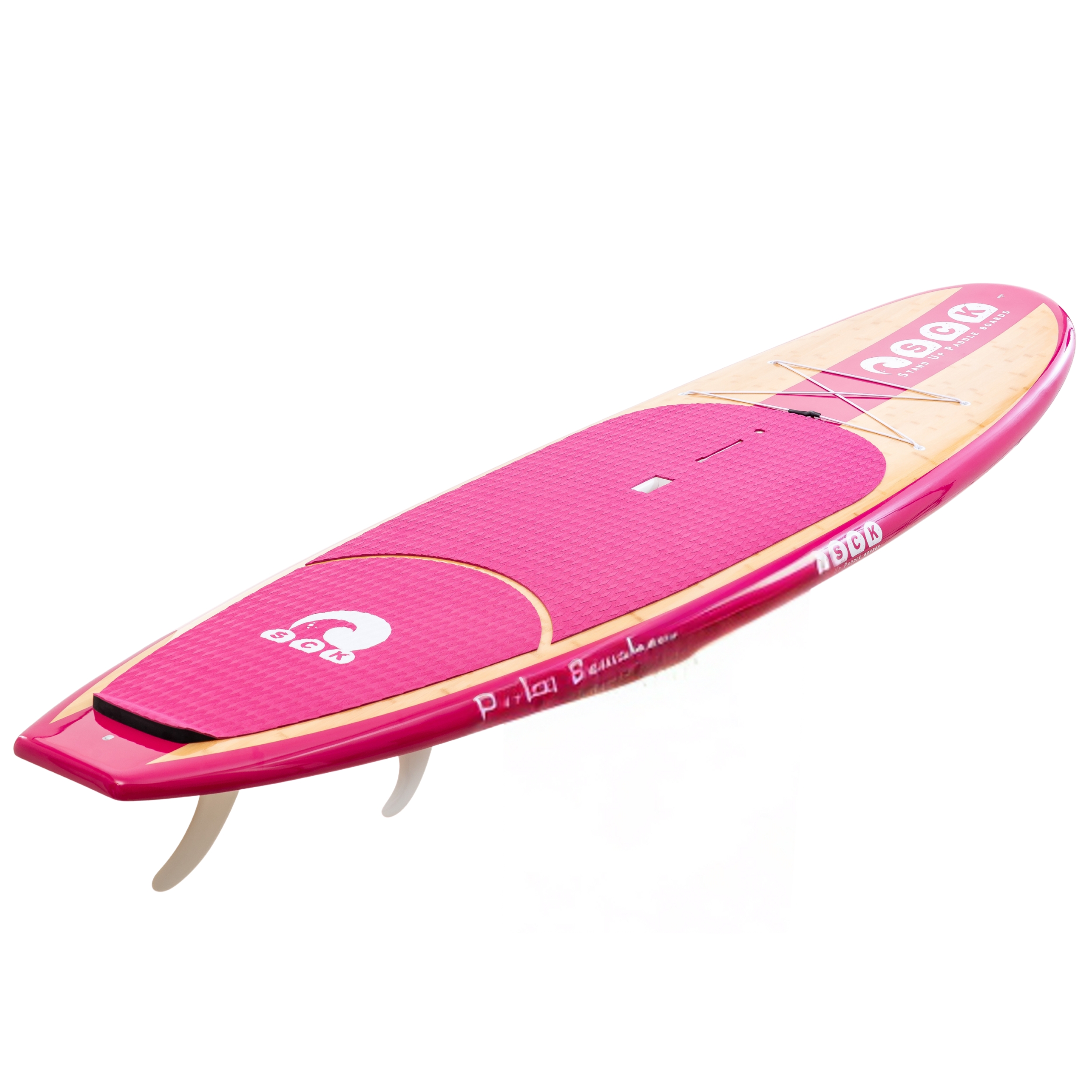 Paddle board hard shell SCK Ruby 10'6" with bamboo veneer