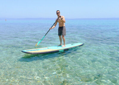 SCK Silica Bamboo-Carbon 11'6" in the water