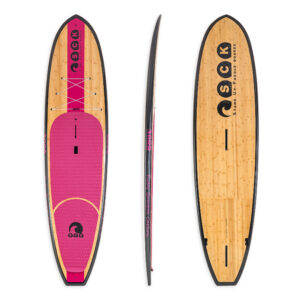 Paddle board hard shell SCK Ruby-Carbon 11'6" with bamboo veneer