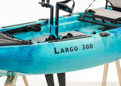 SCK Largo 300 Pedal ready SOT kayak with aluminum seat and rudder system