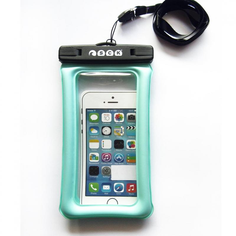 Dry phone case that floats SCK cyan