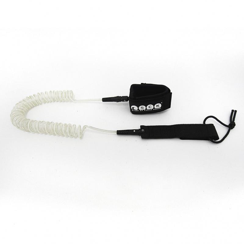 SCK Safety leash Spriral 10ft White
