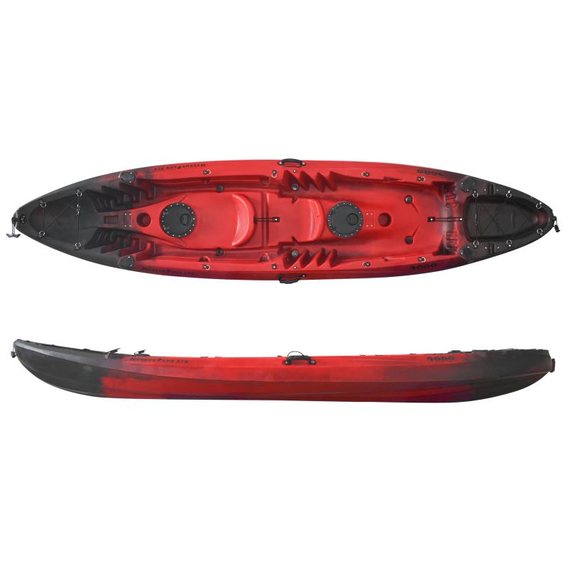SCK Nereus Plus red-black. New updated 2 seater canoe-kayak.