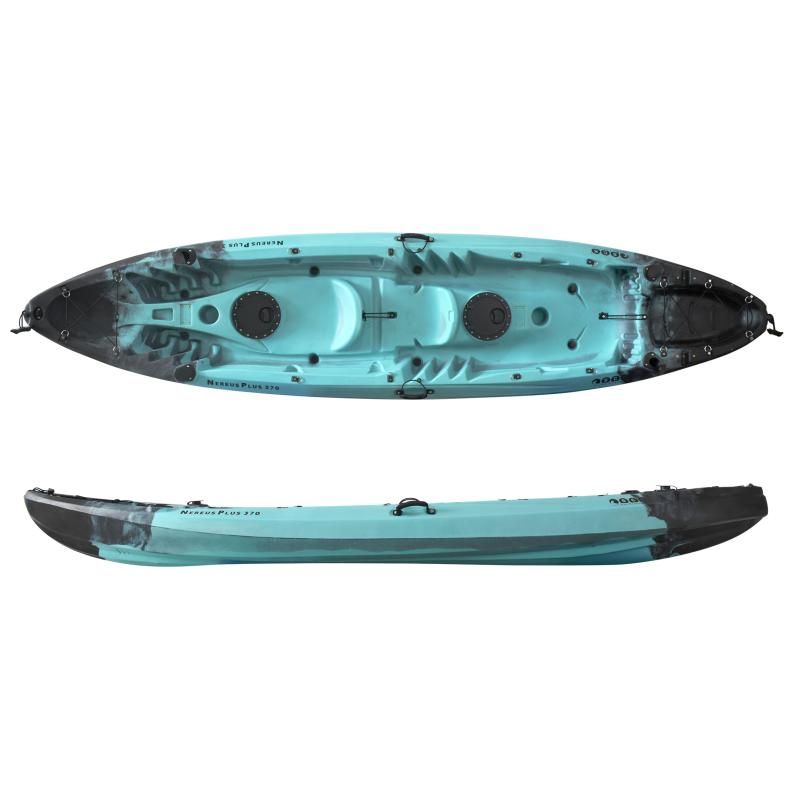 SCK Nereus Plus turquoise-black. New updated 2 seater canoe-kayak.