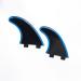 SCK side fins set 2pcs with rubber protection