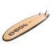 Paddle board hard shell SCK Silica-Carbon 10'6" with bamboo veneer