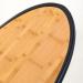 SCK Bamboo veneer surf board 7'2" with 3-fin thruster system