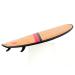 SCK Bamboo veneer surf board 7'2" with 3-fin thruster system