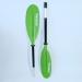 SCK kids kayak paddle two pieces alum Green
