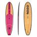 Paddle board hard shell SCK Ruby-Carbon 11'6" with bamboo veneer