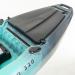 SCK Cargo 320 Pedal ready SOT fishing kayak with aluminum seat and rudder system