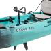 SCK Cargo 320 Pedal ready SOT fishing kayak with aluminum seat and rudder system
