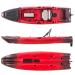 SCK Cargo 320 Pedal ready SOT fishing kayak with aluminum seat and rudder system