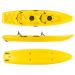 Barka-2seater-kayak-with-backrests-yellow-SCK